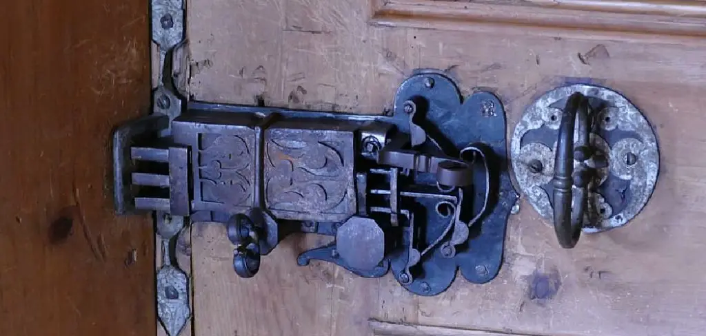 How to Unlock Garage Door Slide Lock