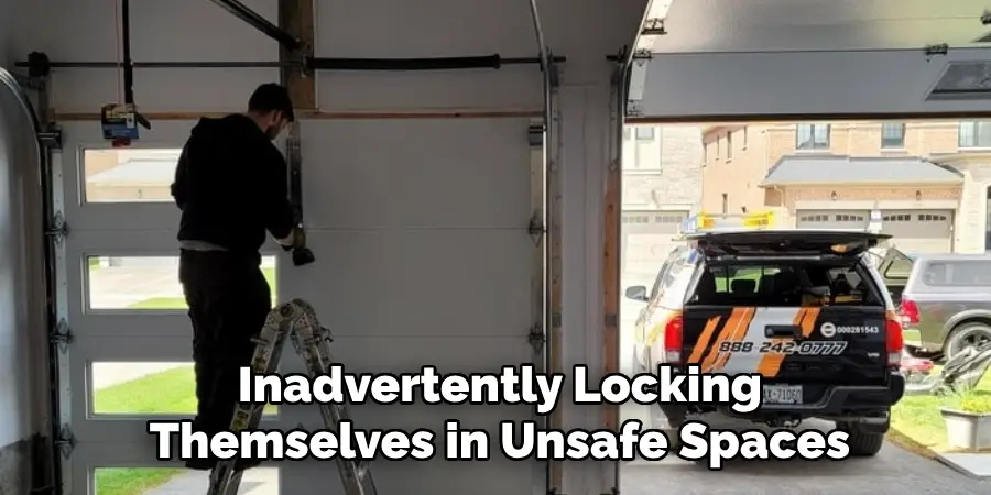 Inadvertently Locking
Themselves in Unsafe Spaces