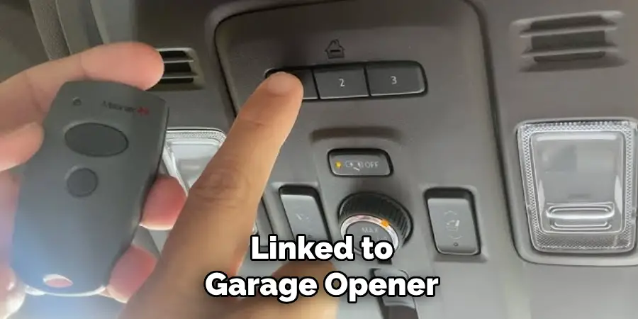 Linked to Garage Opener Linked to Garage Opener
