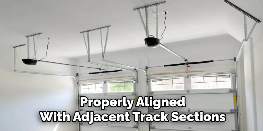 Properly Aligned
With Adjacent Track Sections