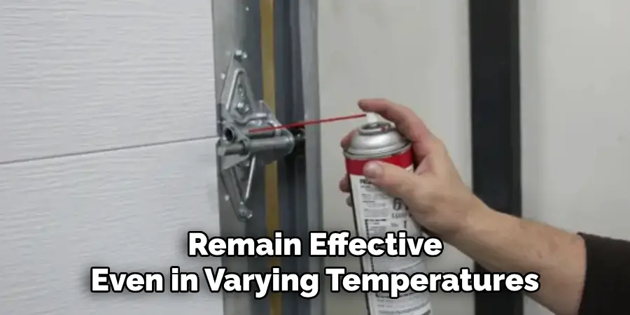 Remain Effective
Even in Varying Temperatures