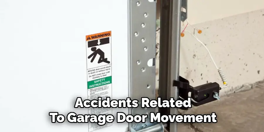 Accidents Related
To Garage Door Movement