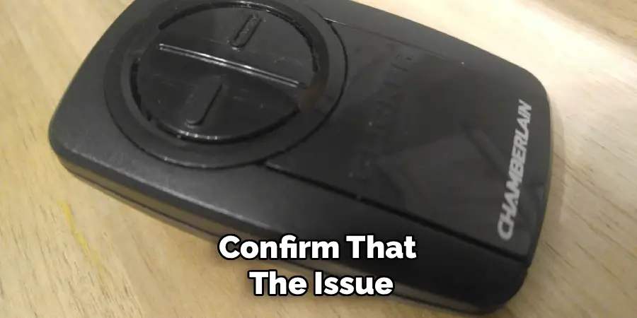 Confirm That
The Issue