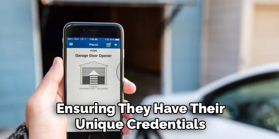 Ensuring They Have Their
Unique Credentials