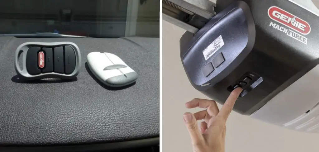 How to Program HomeLink to Genie Garage Door Opener