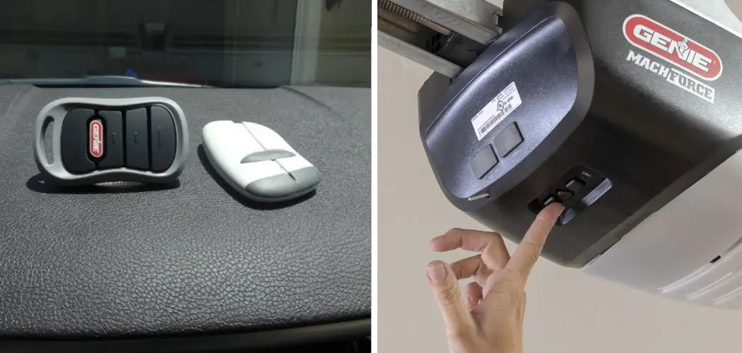 HomeLink to Genie Garage Door Opener