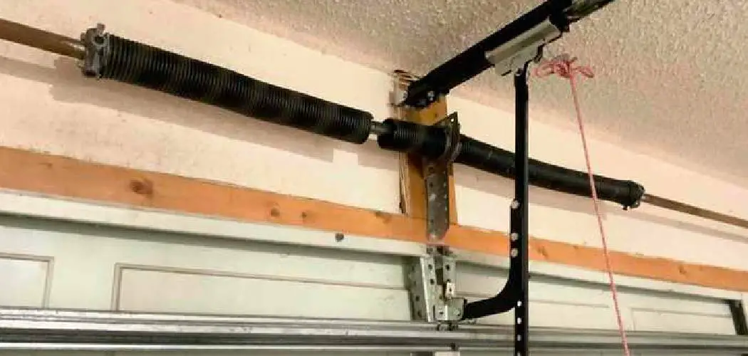 How to Adjust Garage Door Tensioner