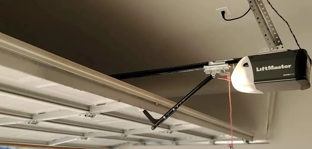 How to Replace Garage Door Motor 