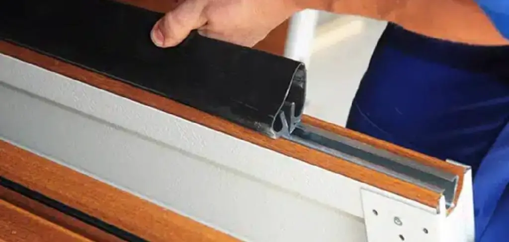 How to Replace Rubber Seal on Garage Door