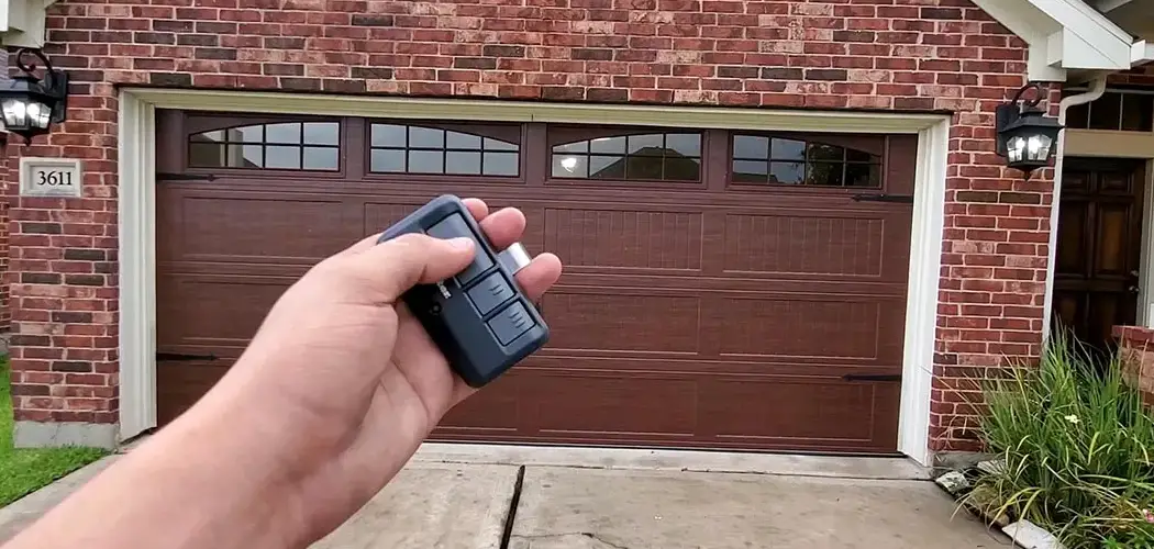 How to Use Clicker Garage Door Opener 