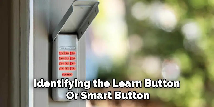 Identifying the Learn Button
Or Smart Button