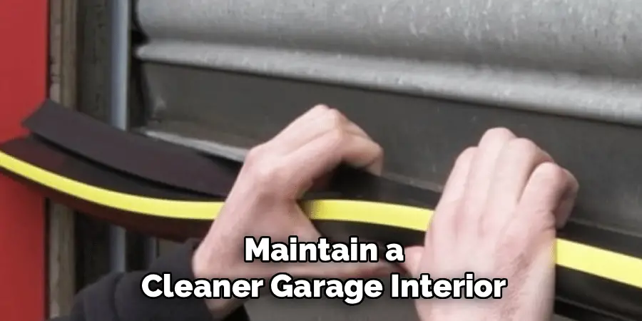 Maintain a
Cleaner Garage Interior
