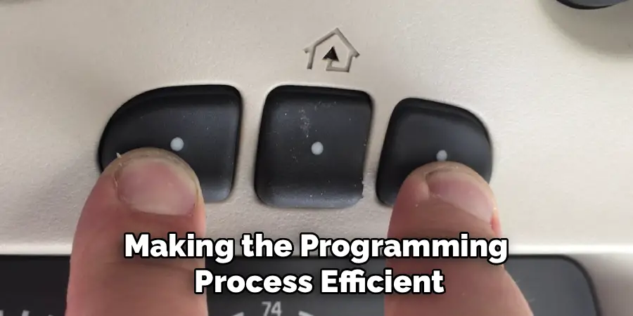 Making the Programming
Process Efficient