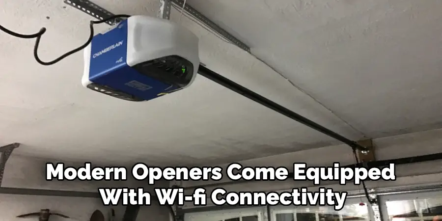 Modern Openers Come Equipped 
With Wi-fi Connectivity