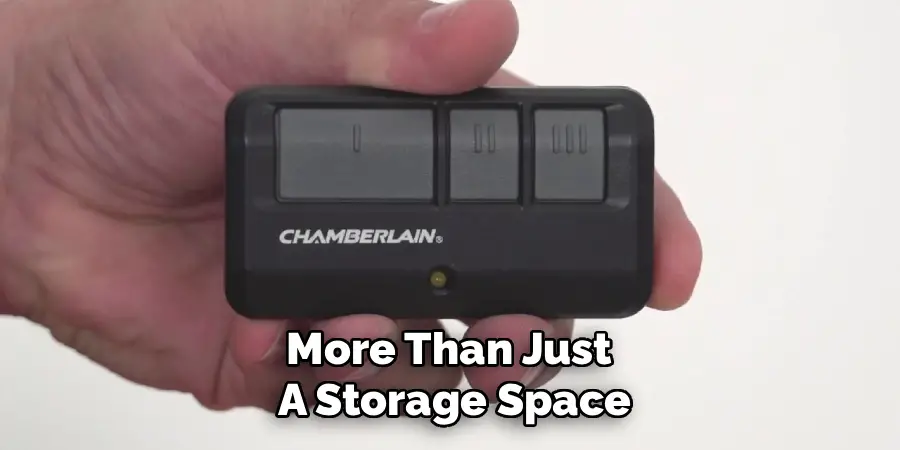 More Than Just 
A Storage Space