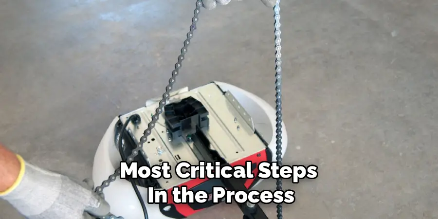 Most Critical Steps
In the Process