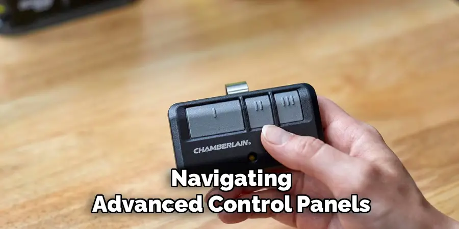 Navigating
Advanced Control Panels