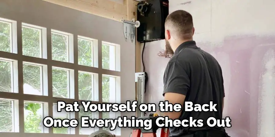 Pat Yourself on the Back
Once Everything Checks Out