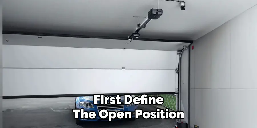 First Define
The Open Position