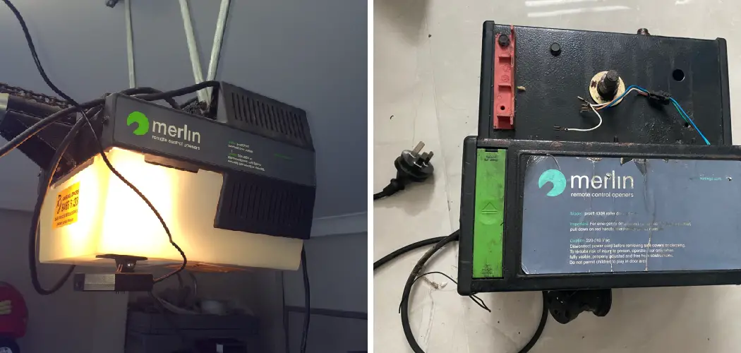 How to Change Code on Merlin Garage Door Opener