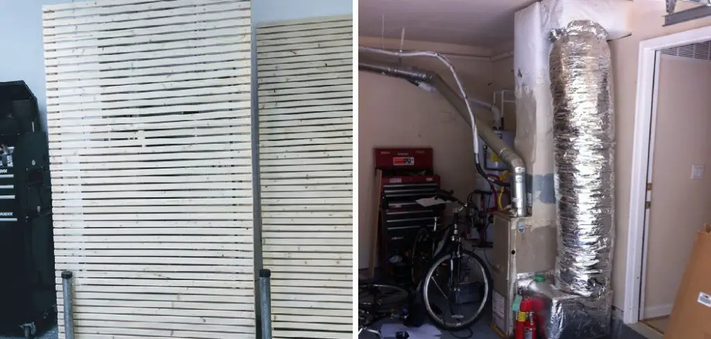 How to Cover Furnace in Garage