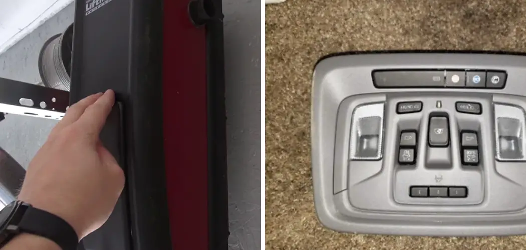 How to Program Garage Door Opener GMC Sierra