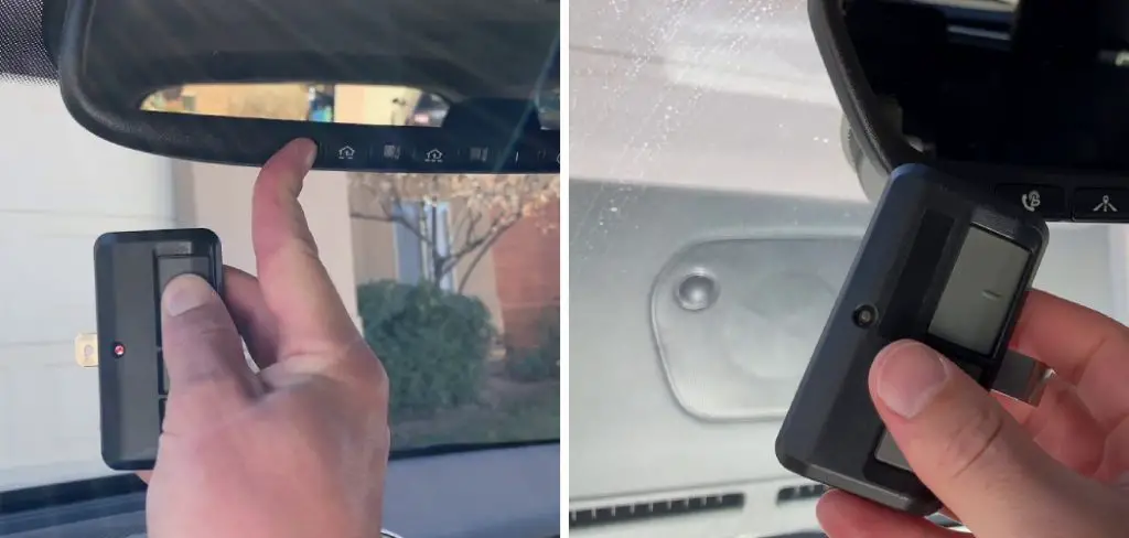 How to Reset Toyota Highlander Garage Door Opener