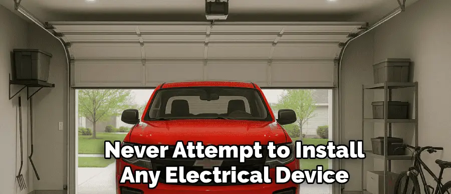 Never Attempt to Install
Any Electrical Device