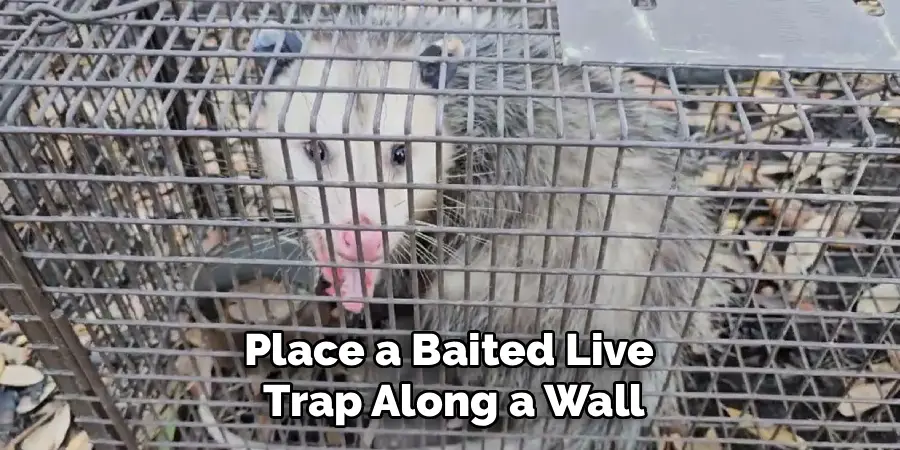 Place a Baited Live 
Trap Along a Wall