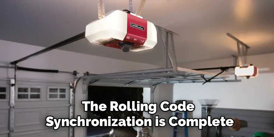 The Rolling Code
Synchronization is Complete