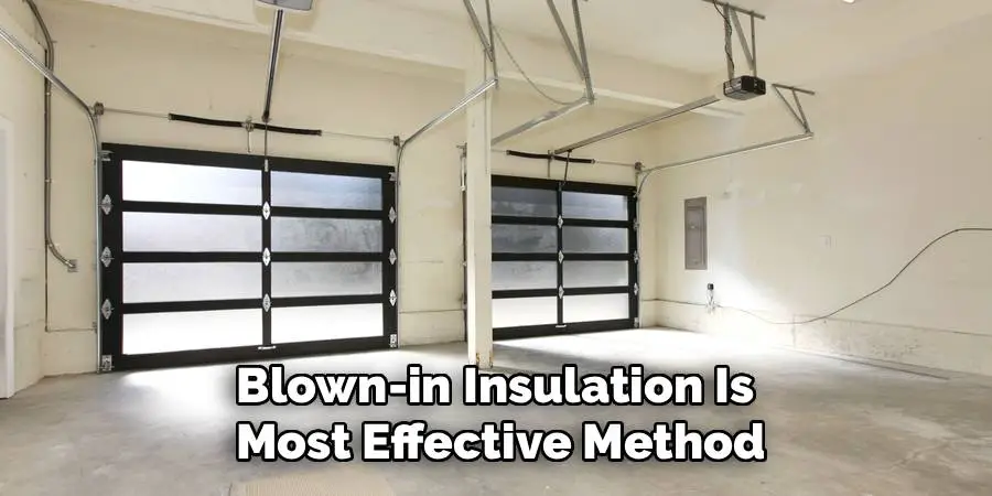 Blown-in Insulation Is 
Most Effective Method