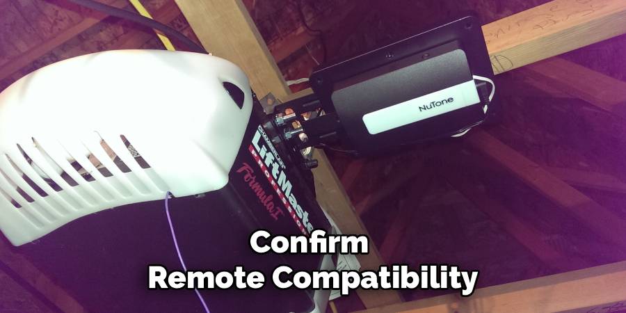 Confirm 
Remote Compatibility