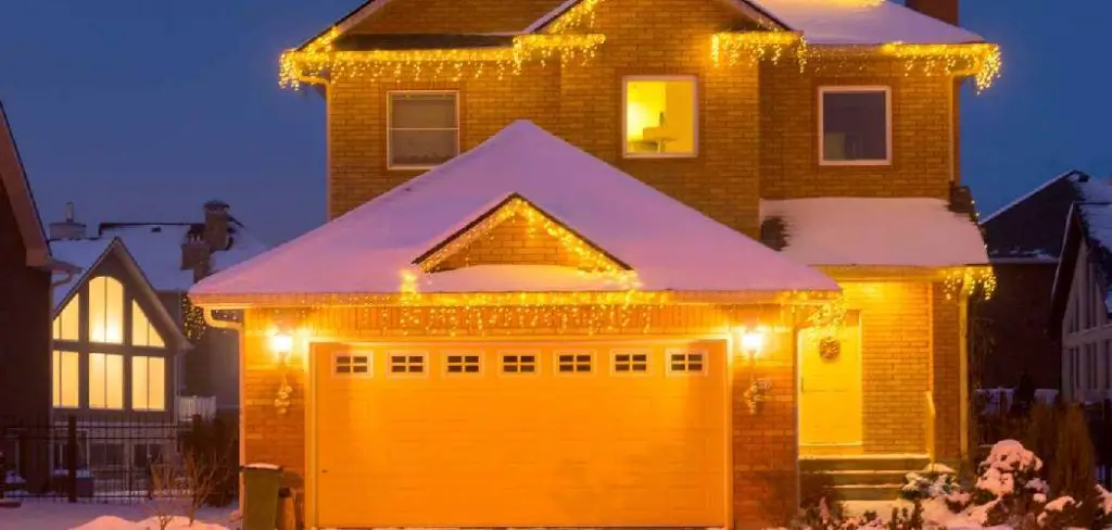 How to Hang Garage Door Decorations