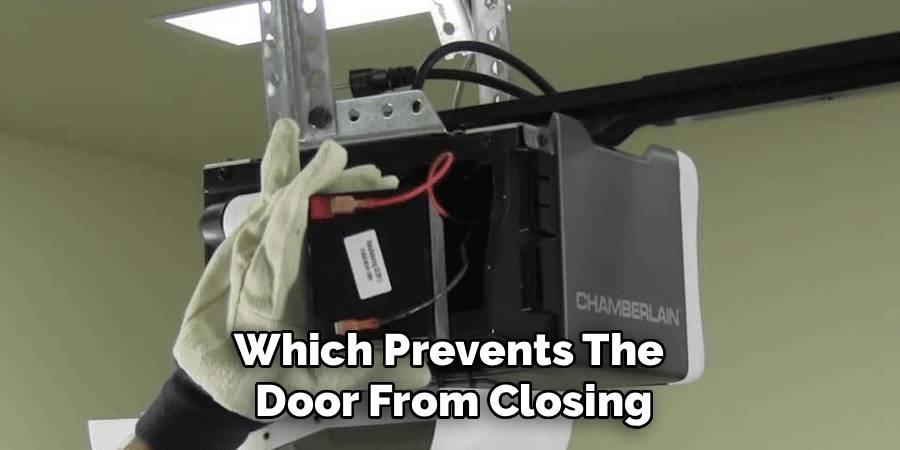 Which Prevents The 
Door From Closing