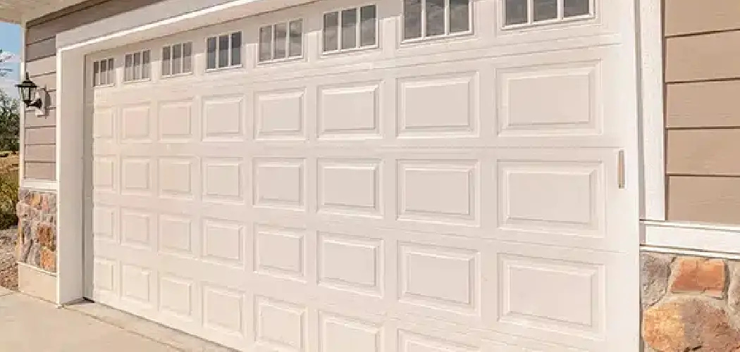 How to Paint Garage Door Without Sticking