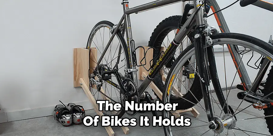 The Number
Of Bikes It Holds
