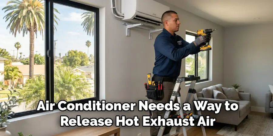  Air Conditioner Needs a Way to
 Release Hot Exhaust Air