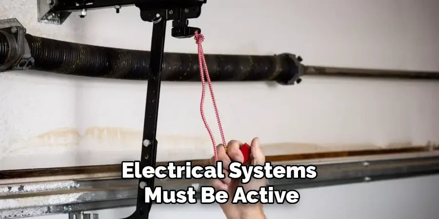 Electrical Systems
Must Be Active