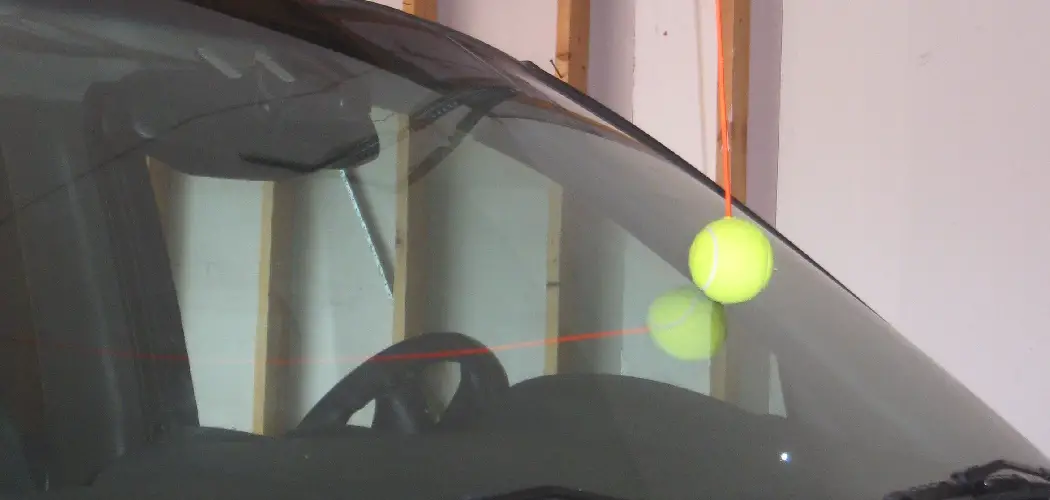 How to Hang Tennis Ball in Garage for Parking