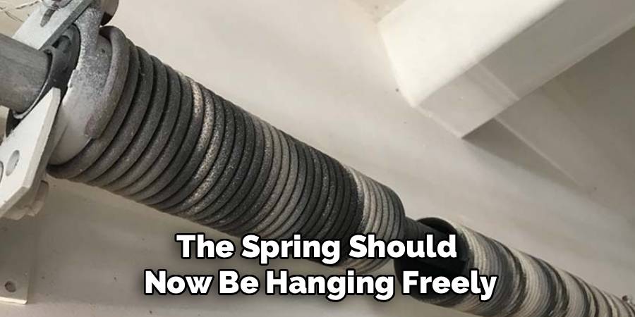 The Spring Should 
Now Be Hanging Freely