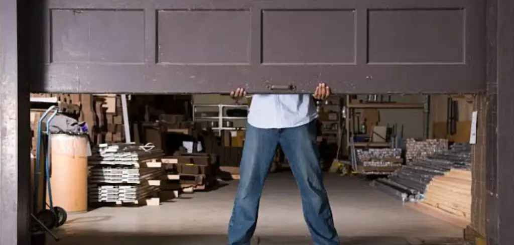 How to Adjust a Garage Door Side Gap