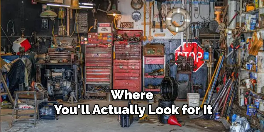 Where
 You'll Actually Look for It