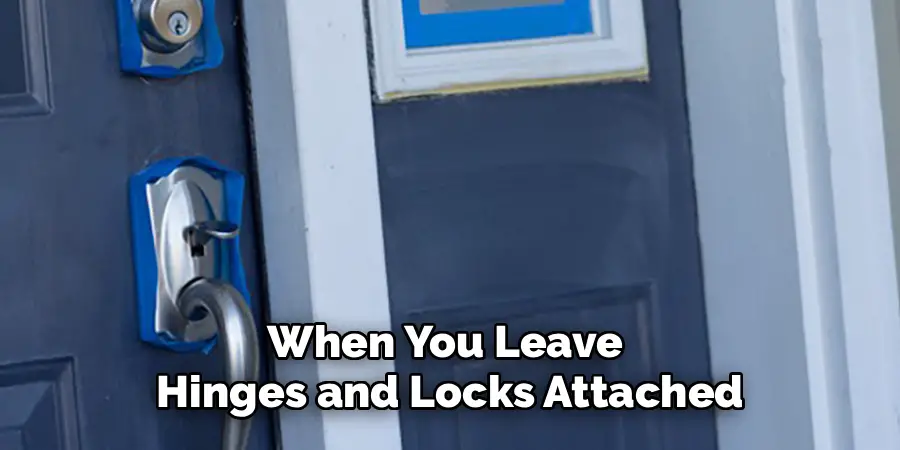 When You Leave 
Hinges and Locks Attached