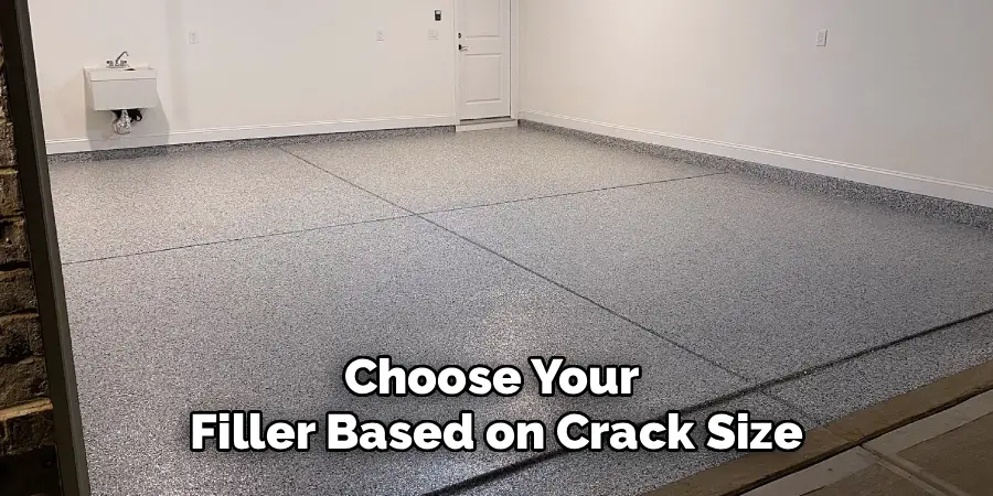 Choose Your Filler Based On Crack Size
