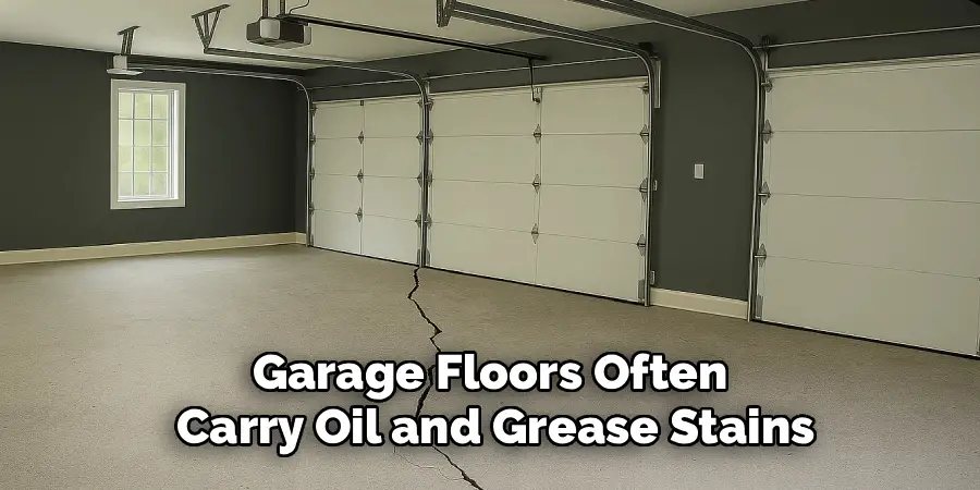 Garage Floors Often
 Carry Oil and Grease Stains
